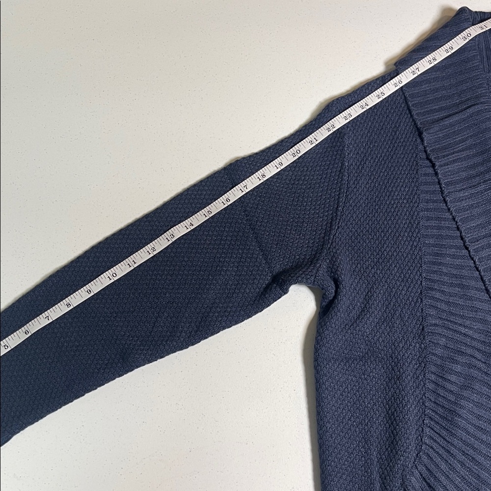 Open Front Navy Cardigan - Picture 10 of 10